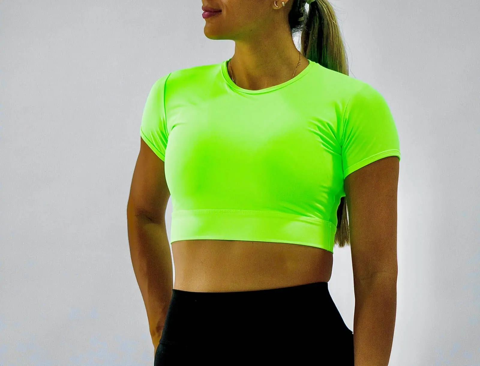 Crop Top Unicolor Martina - Vista 2