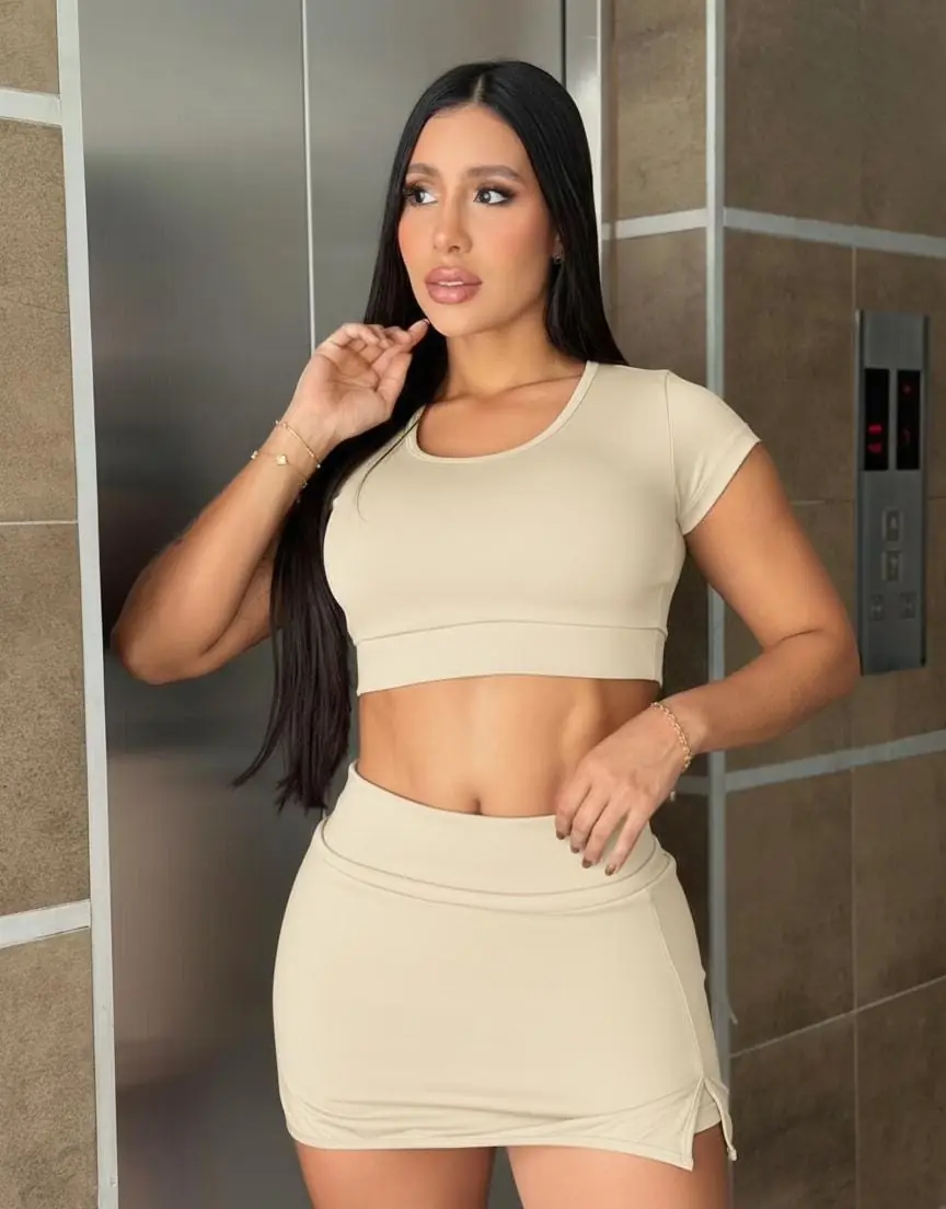 Falta + Crop Top Brush - Vista 13