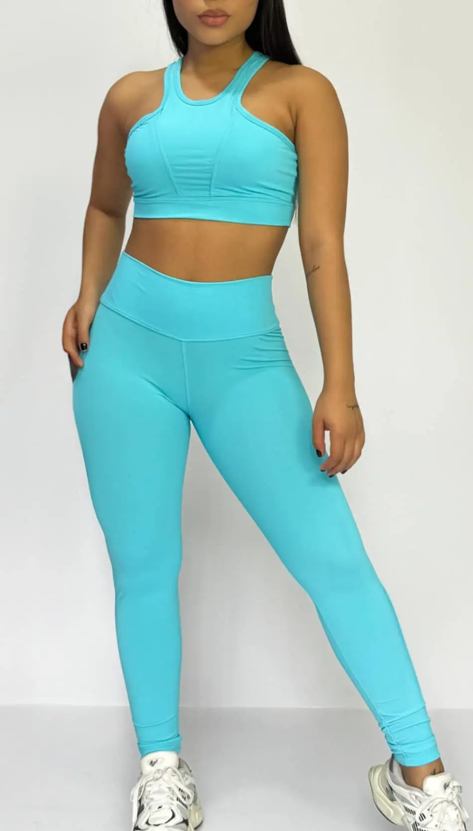 Licra + Top Unicolor - Fitness Mati Colombia