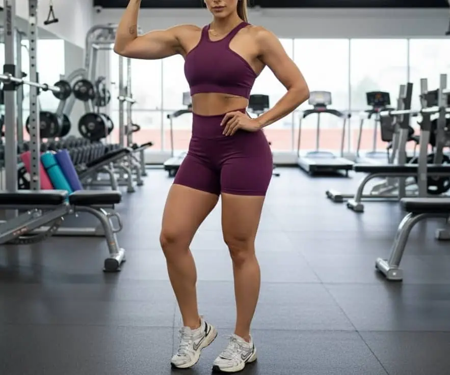 Short + Top Nylon Cristina - Vista 3